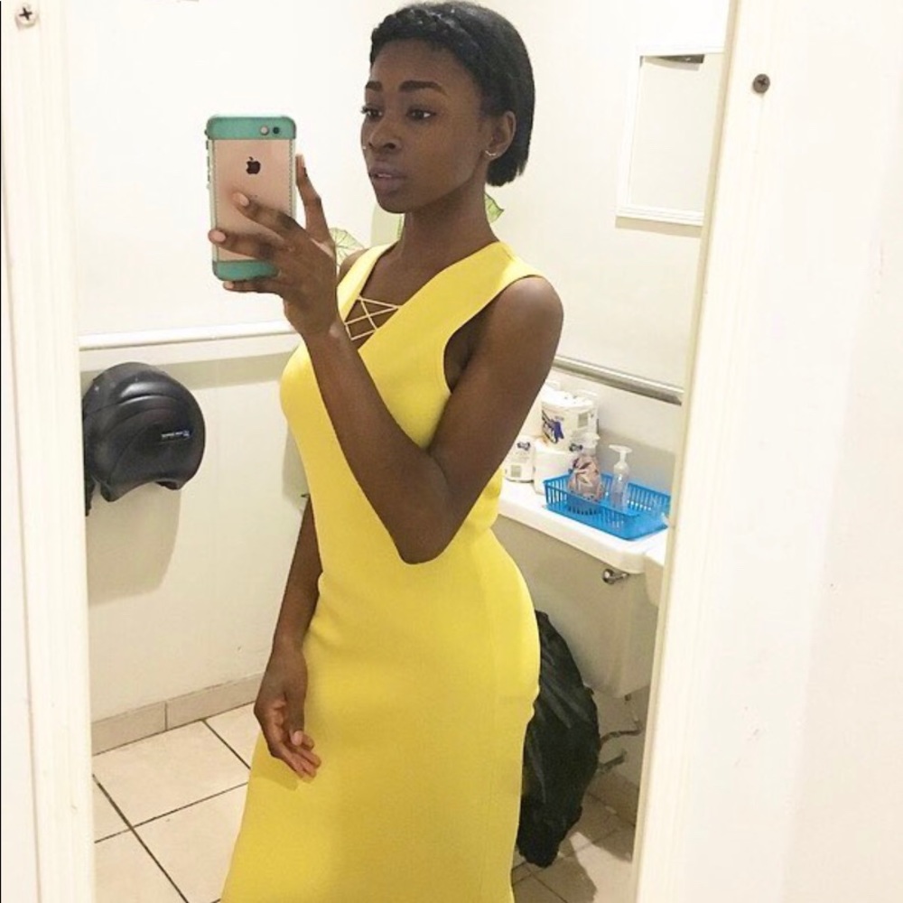 Yellow dress